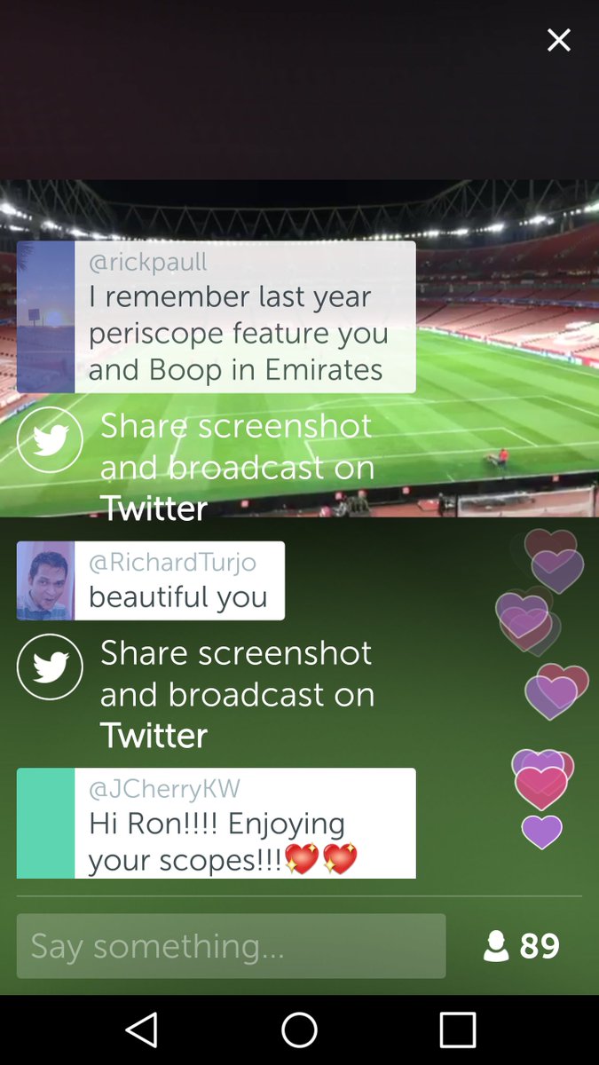 defymeonce's tweet photo. .@RonWaxman on #Periscope: I am in an empty Emirates Stadium after #AFCvLUD #ARSvLUD Champions League https://t.co/yjNZkLAM6Y https://t.co/mVrnmtOoAf