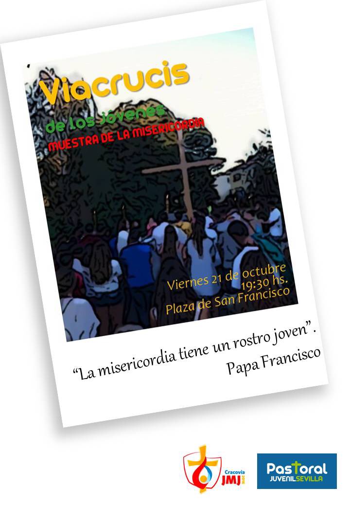 DelejuSevilla's tweet photo. El próximo viernes tendrá lugar el Viacrucis de los Jóvenes a las 19:30 ¡¡si quieres participar ponte en contacto con nosotros!! https://t.co/BeGn4OreWL