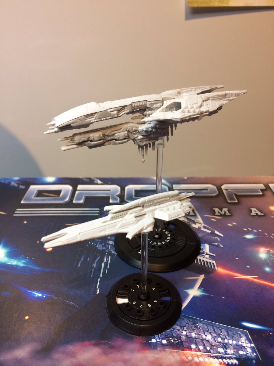HeresyJunkie's tweet image. There goes the neighbourhood...#dropfleet #warmongers