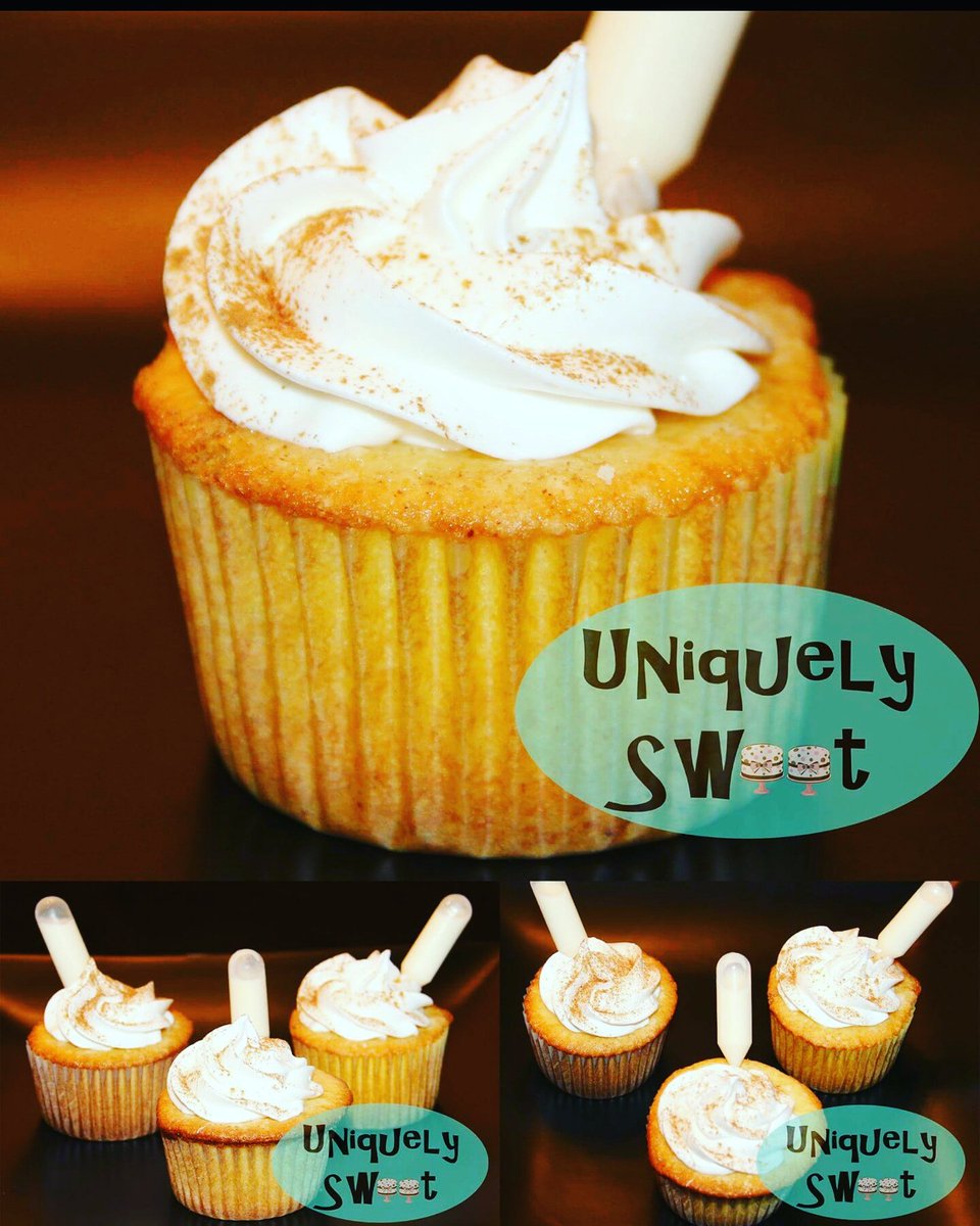 UniquelySweet31's tweet photo. Holiday cupcakes have arrived *eggnog, pumpkin pie, thres leches &amp; chocolate peppermint https://t.co/xtEa7kJZQK