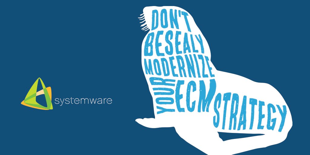 SystemwareAtXPO's tweet photo. Get hip with a super cool and modern #ECM solution @Systemware #ContentCloud! #Modernize #GartnerSYM https://t.co/DMM3aSBLpP
