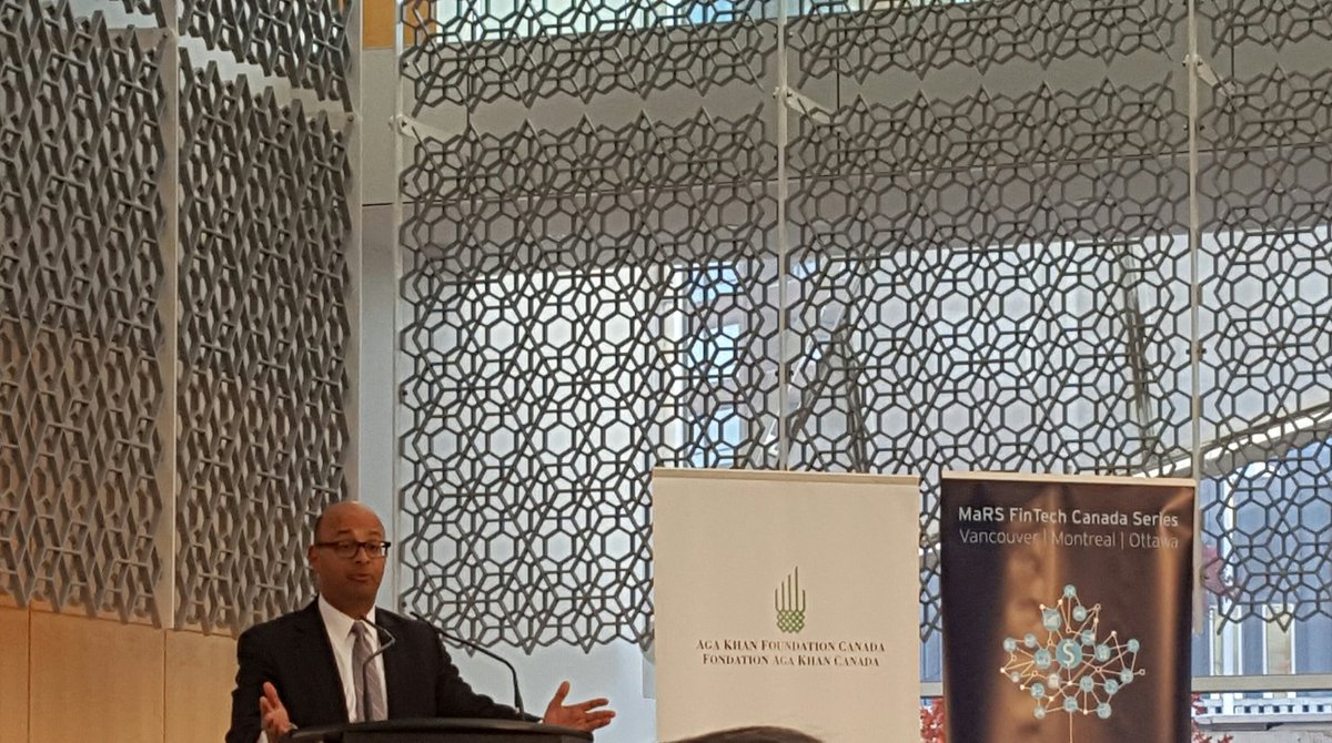 Great event MaRS FinTech Canada Series <a href="/viraniarif/">Arif Virani</a> <a href="/AKFCanada/">Aga Khan Foundation Canada</a>