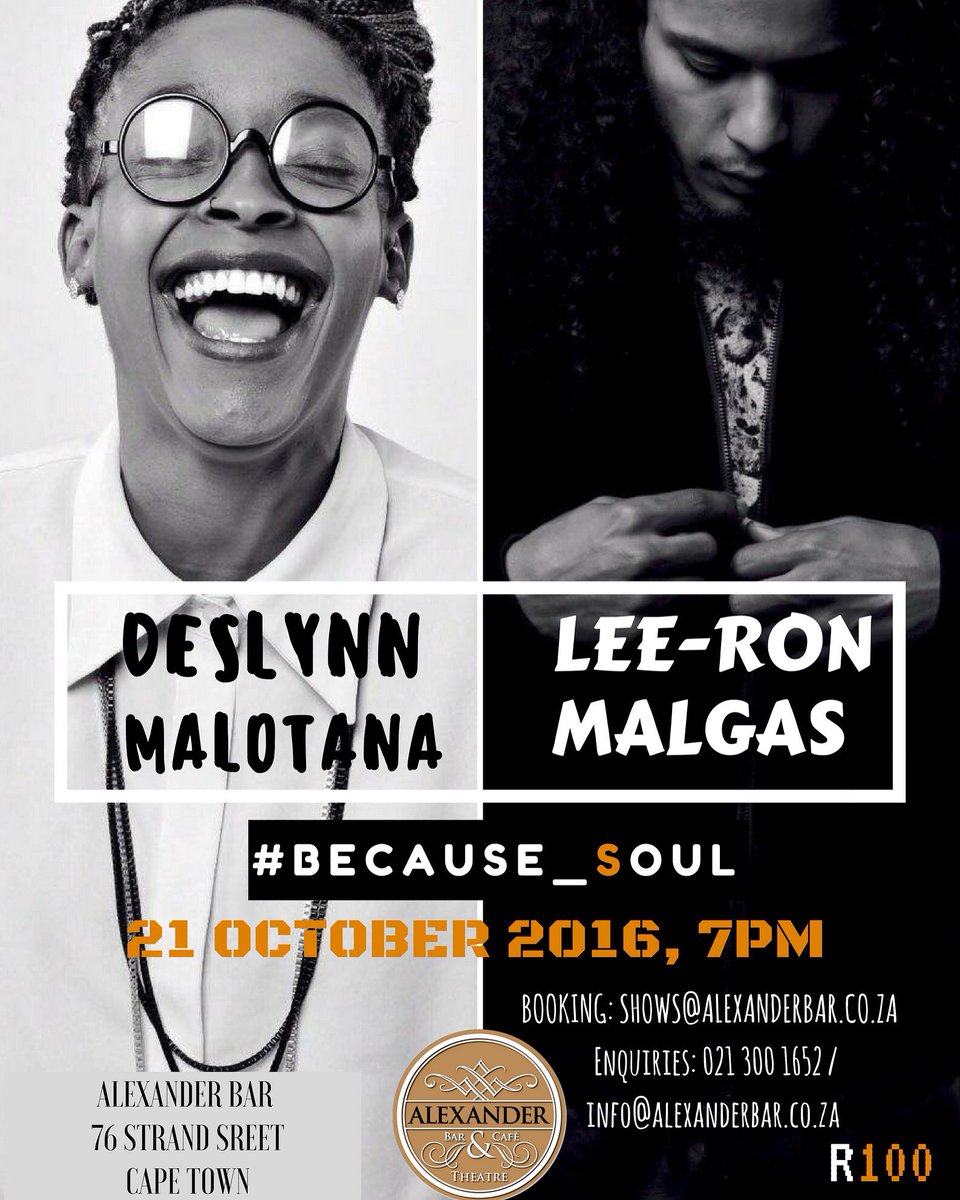 DeslynnM's tweet photo. 1st of many shows together 21st October '16 is going to be all kinds of special. 

GET YOUR TICKETS NOW❗️🤗 

#Because_Soul 
#LM 
#DM
#BKPro https://t.co/jJ5x9cBnqW