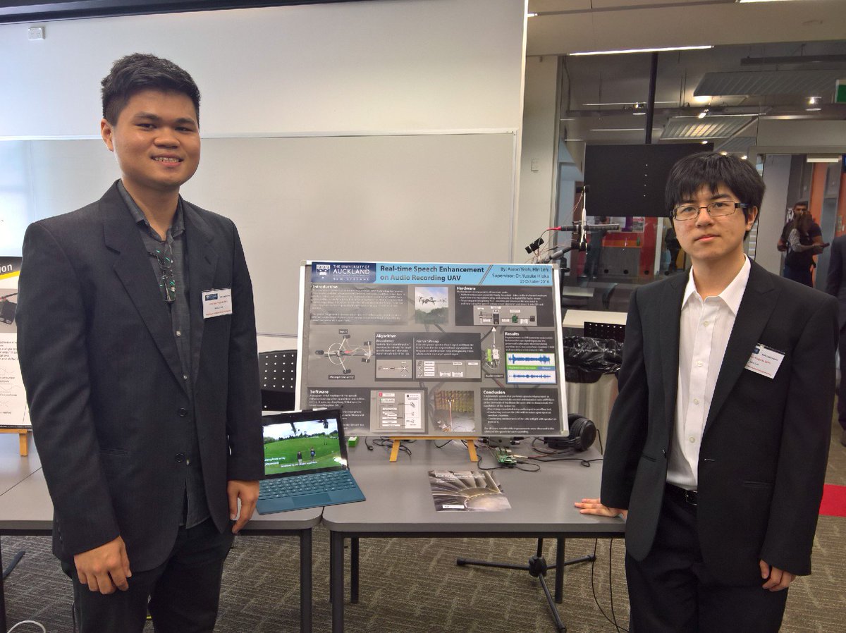 AaronYeoh's tweet photo. Doing UAV audio demo now in Leech Study Area, Engineering Building, UoAuckland. https://t.co/zm0qLwrnA7