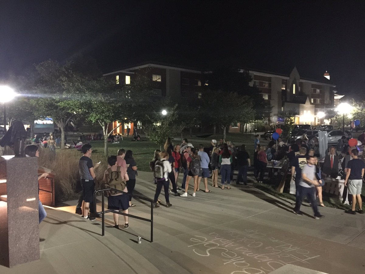 Debate watch party crowd growing <a href="/wku/">Western Kentucky University</a> Centennial Mall <a href="/WKUSGA/">WKU SGA</a> <a href="/WKUPoliSci/">WKU Department of Political Science</a>