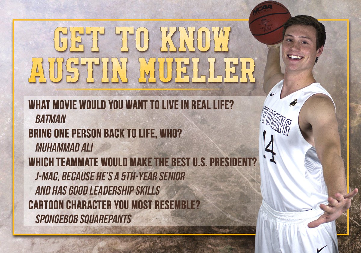 Wyoming’s lone true freshman for this season! <a href="/AustinMueller14/">Austin Mueller</a> #GoWyo