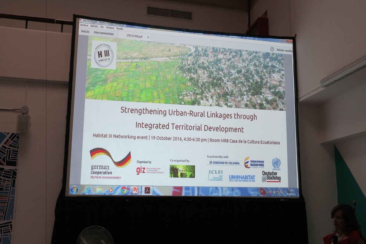 UNMGCY's tweet photo. Discussion on the linkages and challenges between urban and rural territorial development.  How can youth engage?@SDGcommunitas @giz_gmbh https://t.co/fyGMIG1ONt