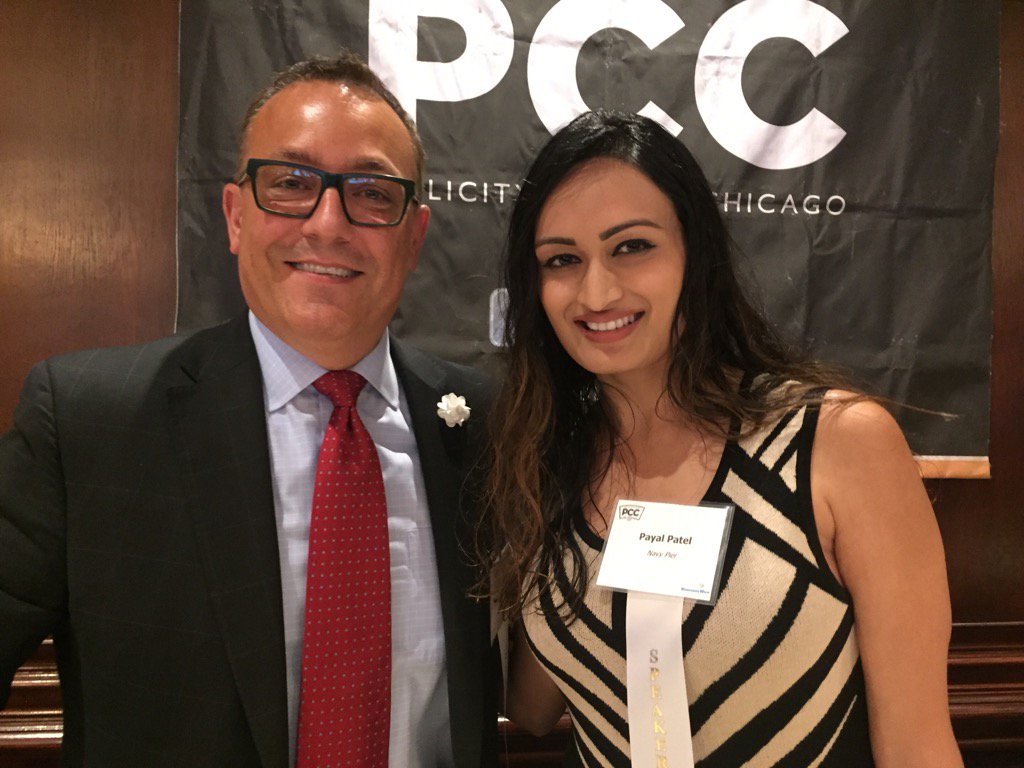LiliaChacon's tweet photo. News u can use + a lunchtime schmooze w @AbruscatoTony and @PayalPatelPR @PCC_Chicago great panelists #greenmarkpr https://t.co/vdtYMyD9hp