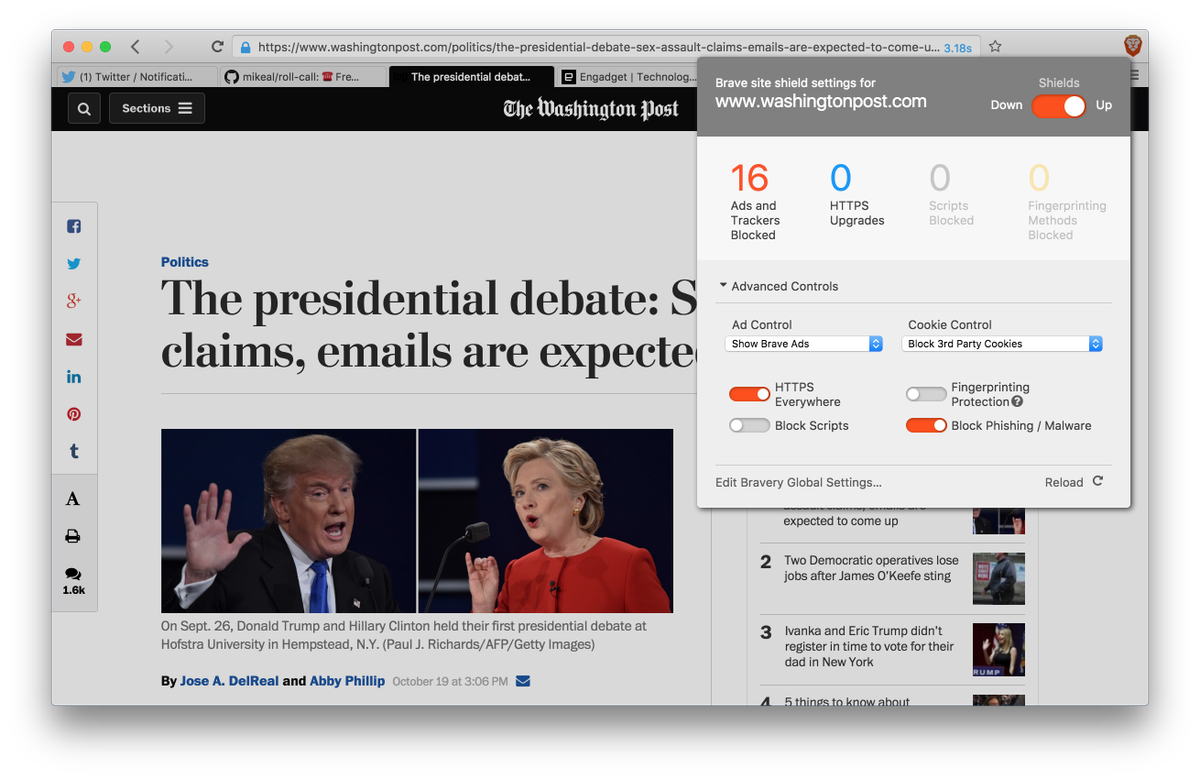 The amount of tracking code on news sites is pretty gross.