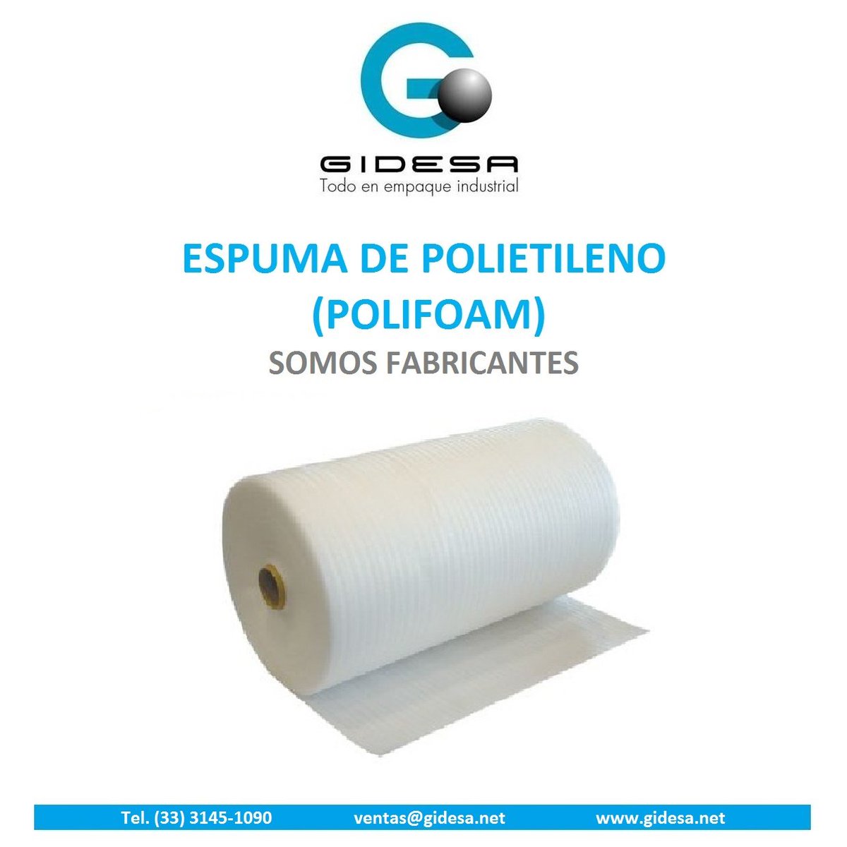GIDESAGDL's tweet photo. #EspumaDePolietileno #Polifoam #Foam #Empaque #Gidesa #SomosFabricantes https://t.co/Uu2GbiAF9o