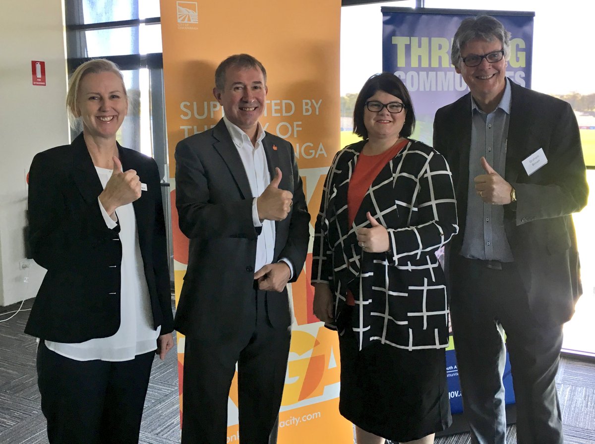 TogetherSAOz's tweet photo. Thank you to @ZoeBettisonMP for joining us this morning to welcome @DCSLeeds to the southern suburbs. #everychildsa https://t.co/ubwk9wux16