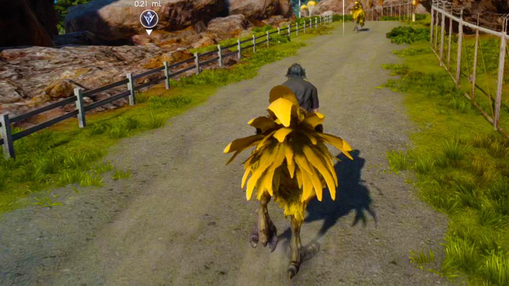 Race Chocobos and take on the Chocobo hoop challenge in Final Fantasy XV. 