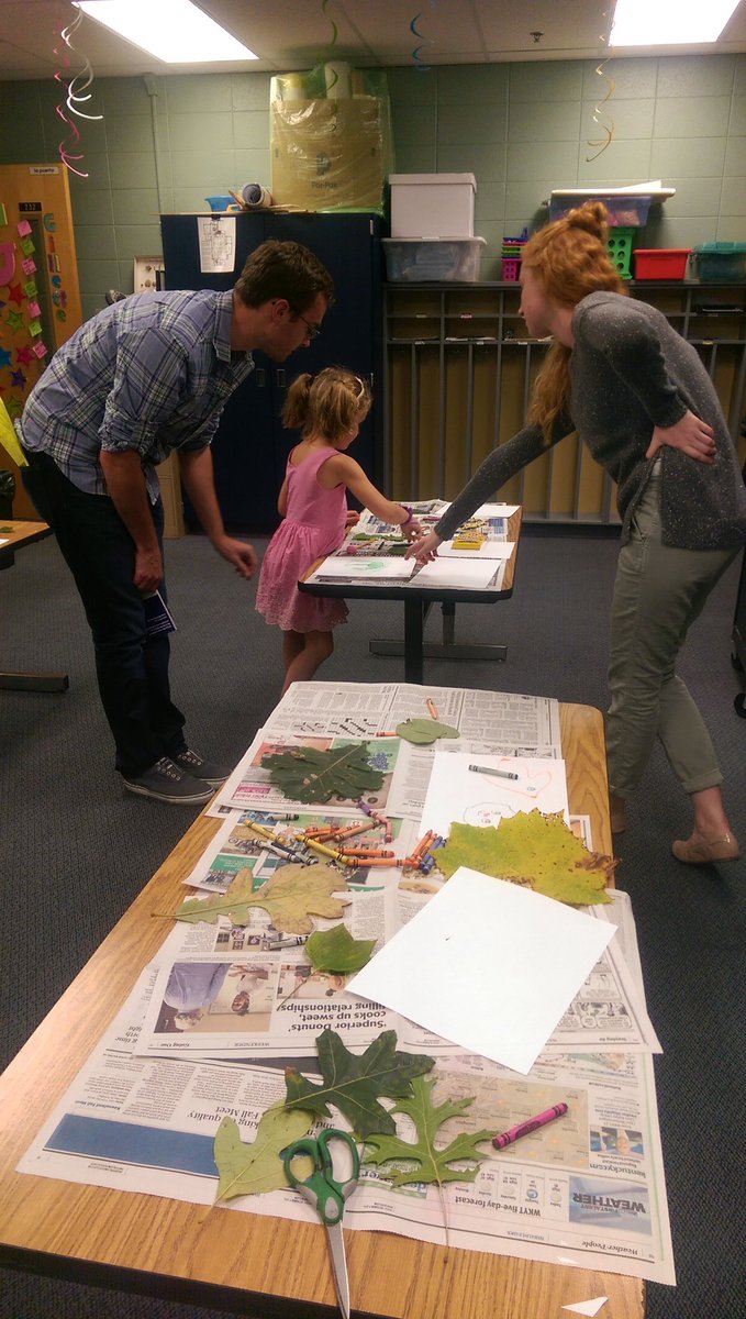 Our interns Grace Coy and Rachel Cook are having fun teaching children at Maxwell Elementary School!