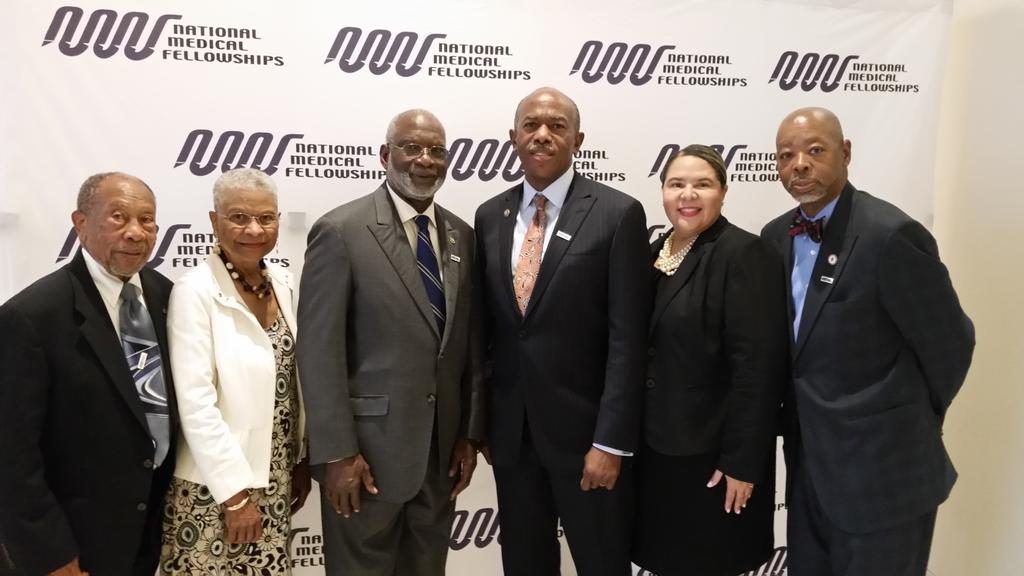JamesEKHildreth's tweet photo. Honored to receive National Medical Fellowship award. Joined by former Meharry prez David Satcher &amp; Meharry alums. https://t.co/4Q5yxfeiRf