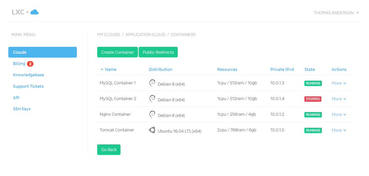 lxccloud's tweet image. One of our top priorities is #simplicity. Let&apos;s have a look at our powerful control panel. #Container management has never been easier.