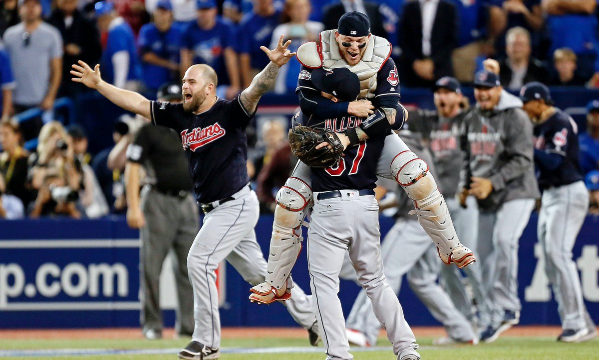 espn's tweet photo. It's been 19 years since they played in the World Series. It's been 68 years since they won it.

Now the Indians get another shot. https://t.co/RJ5yhiOvVl