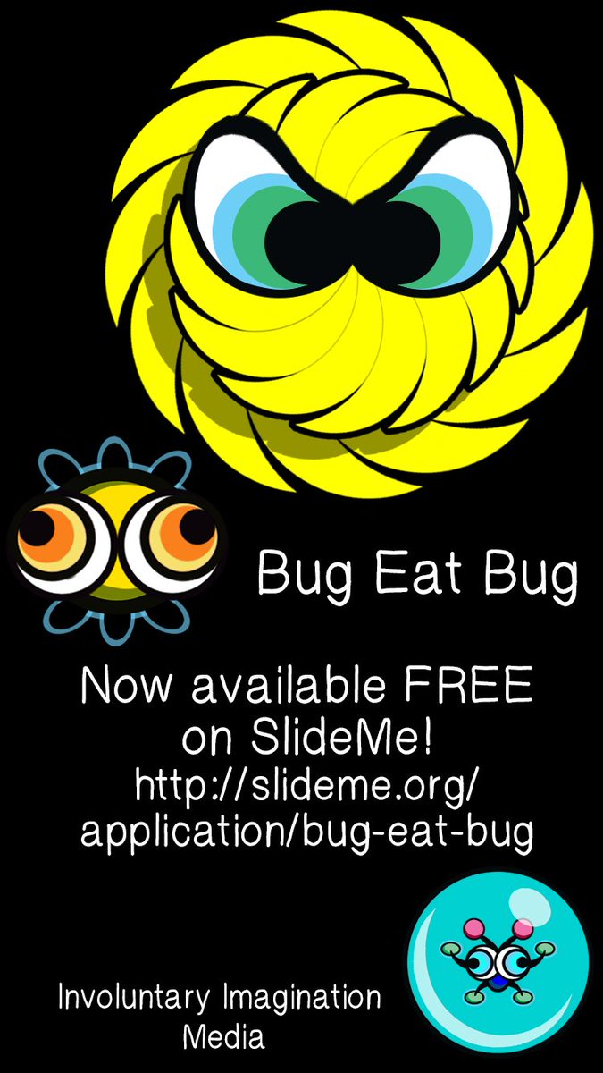 BugEatBugfun's tweet photo. Download FREE now! https://t.co/XHVfAWWPQr #slideme #freegames #indiegame #bugeatbug #indiedev #free #mobileapp #MobileGame #android https://t.co/eI6M3GZCE3