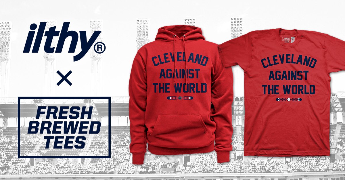Excited for our first collab w/ <a href="/ilthy/">ILTHY®</a>! CLEVELAND AGAINST THE WORLD✊🏼 freshbrewedtees.com/collections/cl… RETWEET