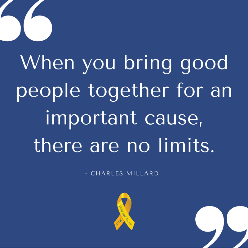 fourdiamonds's tweet photo. Together we will conquer childhood cancer. #WednesdayWisdom https://t.co/JXuqs7K7l5