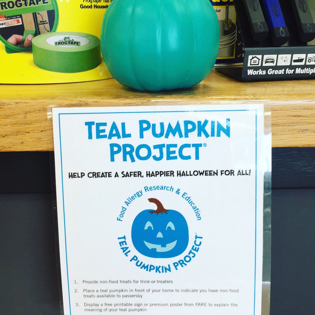 PurcellsPaints's tweet photo. #TealPumpkinProject #BenjaminMoore #besafe https://t.co/IZpGBJQAf9