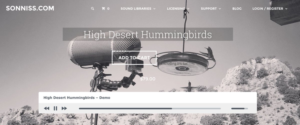 trexbeverly's tweet photo. My new Hummingbirds SFX library is now live on Sonniss! https://t.co/5bXuZyB6gy #sfx #sounddesign #gameaudio https://t.co/J8pp7Xc8j1