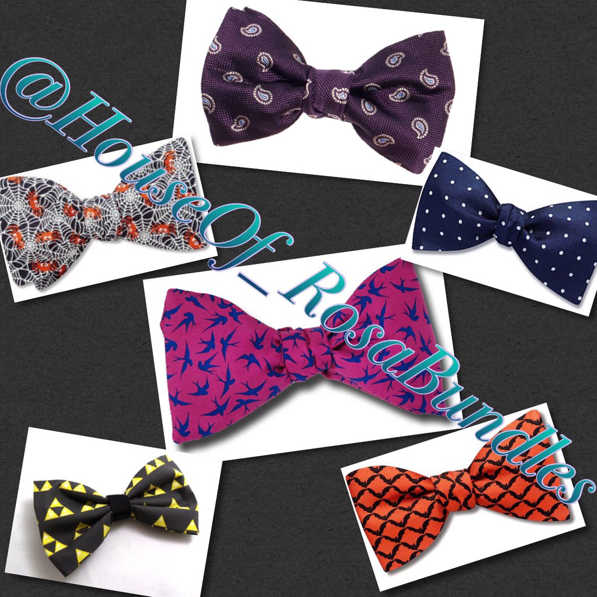 RosaBundles's tweet photo. Our custom bow ties (apart of our custom accessory collection) for inquires please EMAIL angelinarosa92@gmail.com or TEXT 347-391-1590 https://t.co/KDcldOVP2X