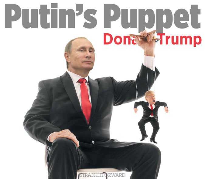 Image result for trump putin puppet