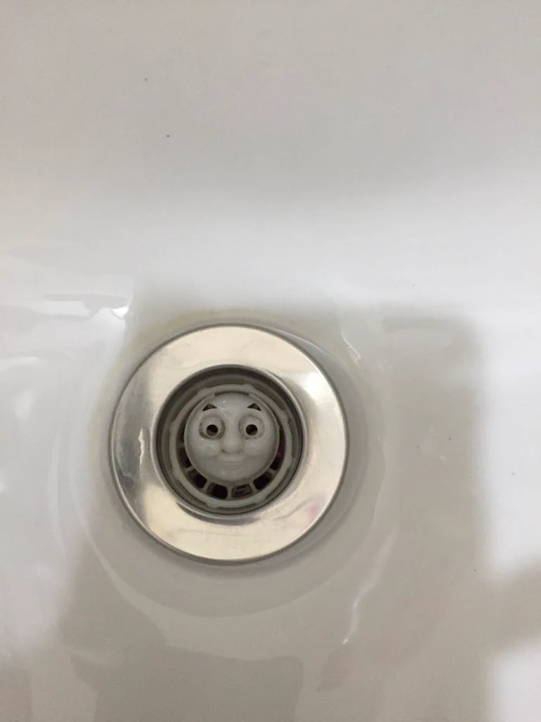 排水口から覗く顔…こちらを見ているトーマスに心臓止まるかと思ったｗｗｗ