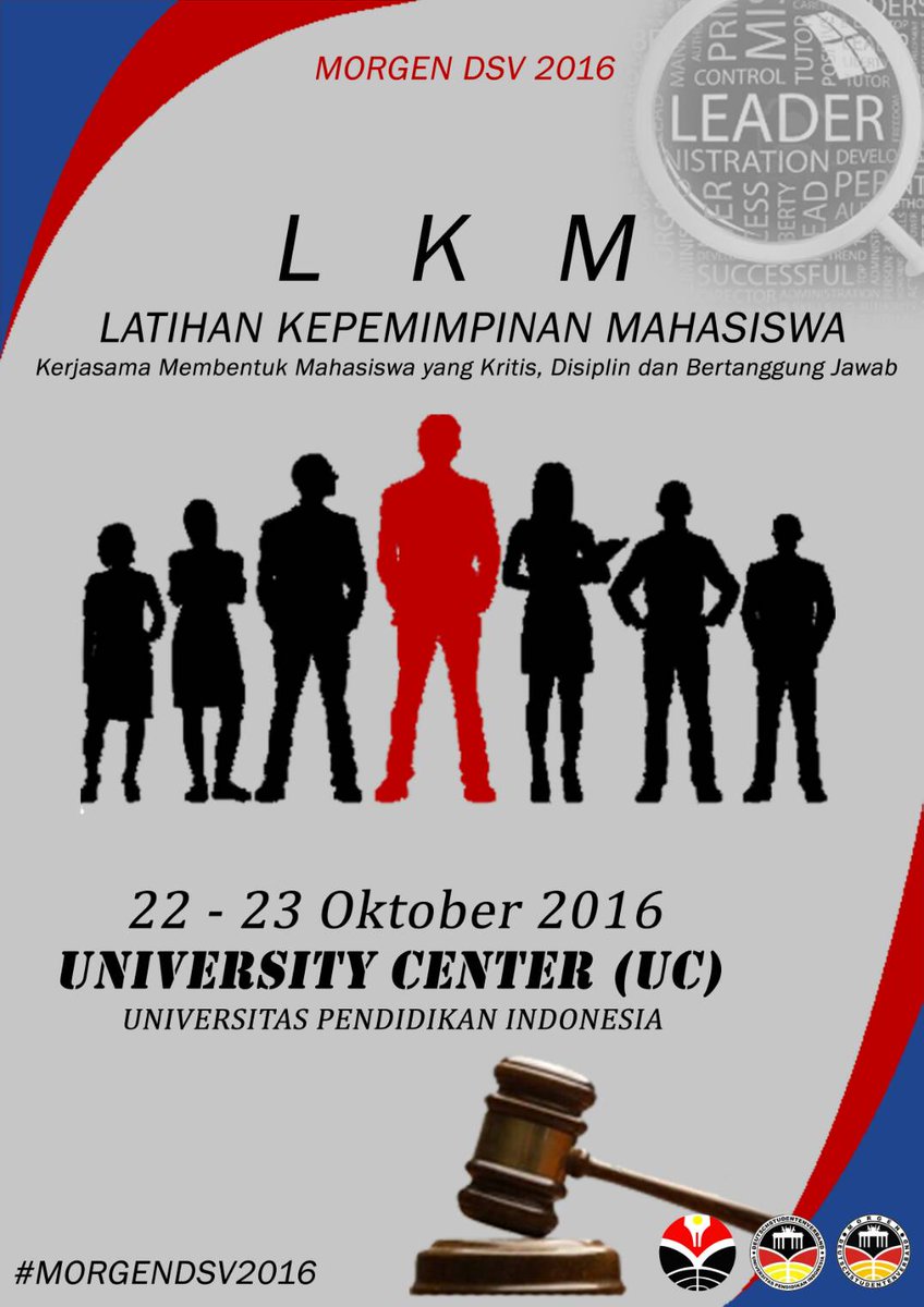 H-2 LKM MORGEN DSV 2016
Jangan lupa catat tanggal dan tempatnya yaa!
#morgendsv2016 #infodsv #infoupi