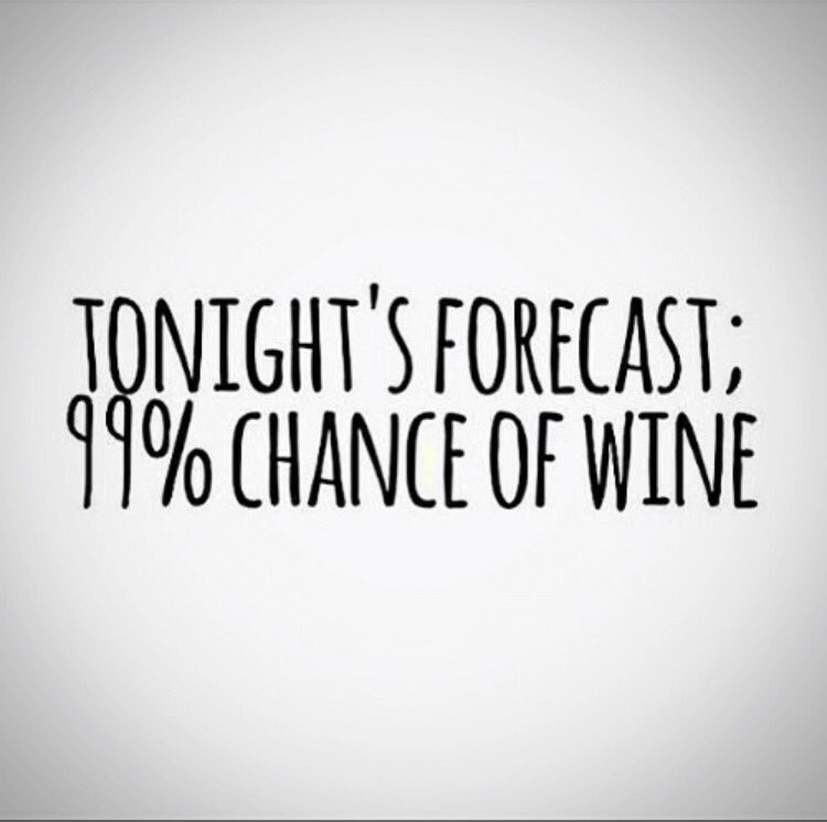 #WineWednesday forecast