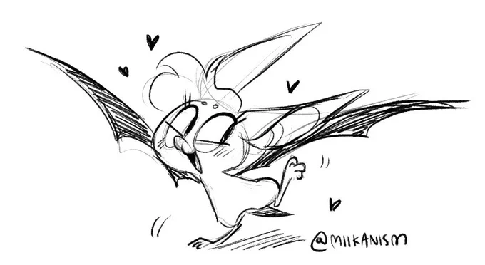 a bat doodle wonkwonk 