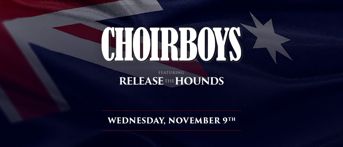 Join us for first live event of summer! Sydney stalwarts The Choirboys featuring Release the Hounds! liveticketx.com #AussieRock