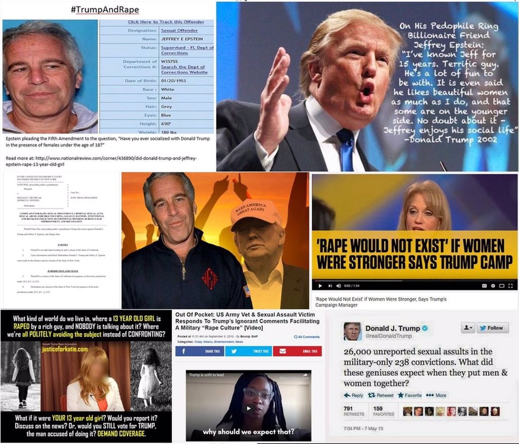 AdedapoLinda's tweet photo. @BSCWatson #RussiaGOPNominee stay on message! #GOPRapeCulture raping our children &Women is okey-dokey. #GOPSerialLiars is #MisogynistTrump https://t.co/vo078gUP8e