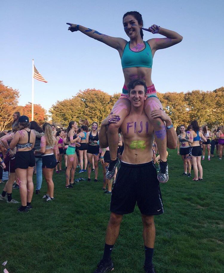 We had a great time at the nearly naked mile today. Can't wait for next year!