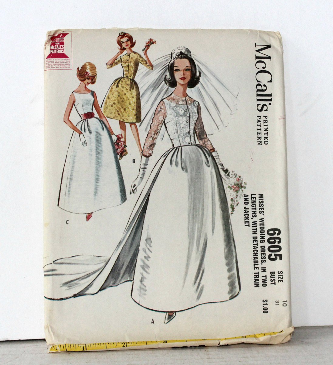 VSPJunktury's tweet photo. Vintage 60's Wedding Gown Sewing Pattern~Complete https://t.co/f49TEH8L73 #weddingdress #vintagesewingpattern #bridalpattern https://t.co/WMklLkrvbJ