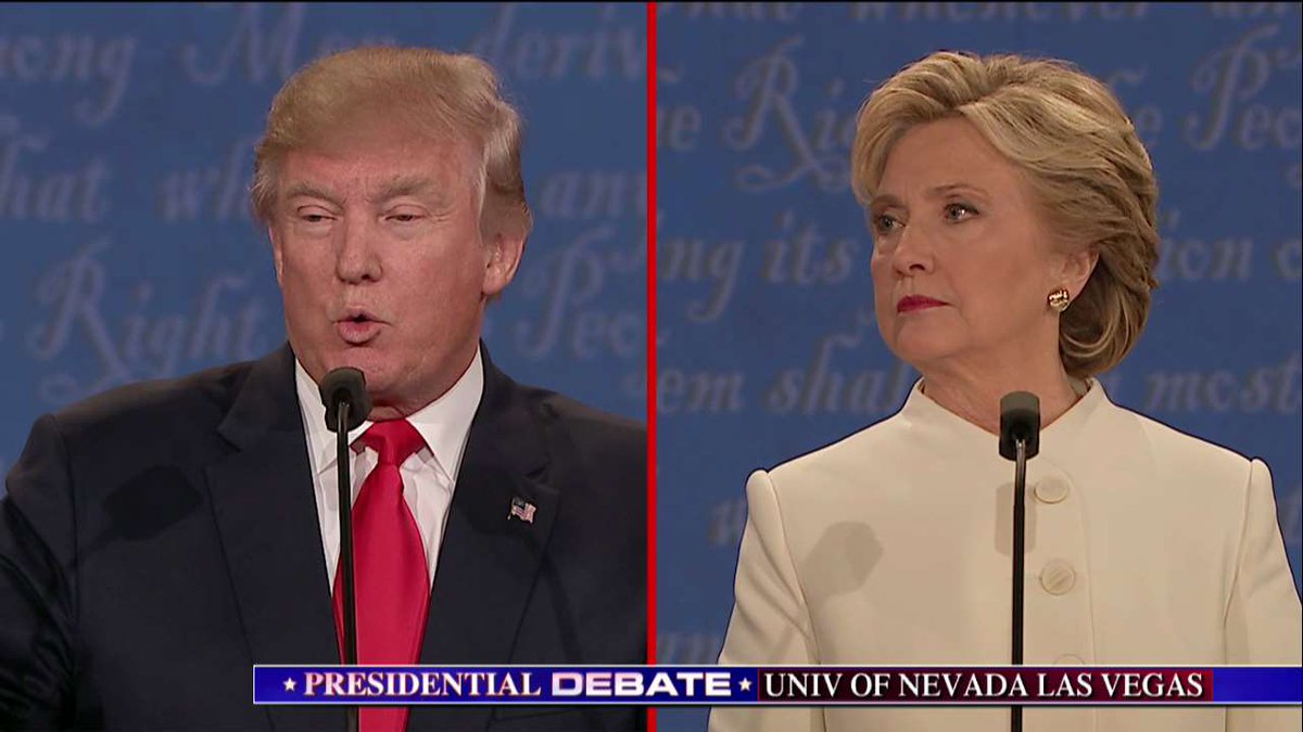 .<a href="/realDonaldTrump/">Donald J. Trump</a>: "We have some bad hombres here and we're going to get them out." #Debate #FoxNews2016