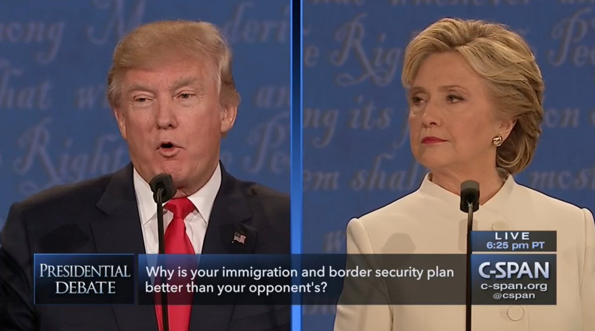 Fact check: Poverty, not immigration, is the greatest determining factor when it comes to crime. bit.ly/2elCqi4 #debate