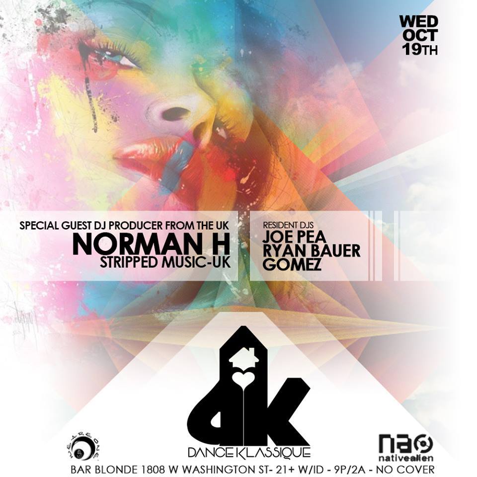Tonight! Wednesday October 19th • DanceKlassique @ Blonde Bar San Diego with NORMAN H <a href="/normanhstripped/">Norman H 🖤</a> , Ryan Bauer, <a href="/JoePea/">Joe Pea</a> &amp; Andy Gomez