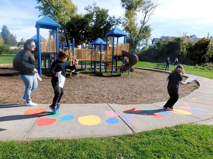 Turn the Debate off and add some happy to your evening with colorful activity trails!