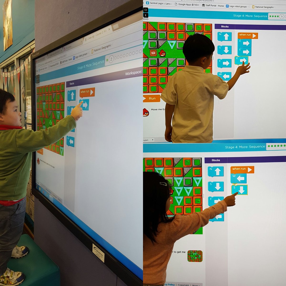 LPSLibrary's tweet photo. Preschool practicing their coding skills on the big screen @LansvalePS @MarkDiamondLPS @GHidson https://t.co/hgpJcffnuD