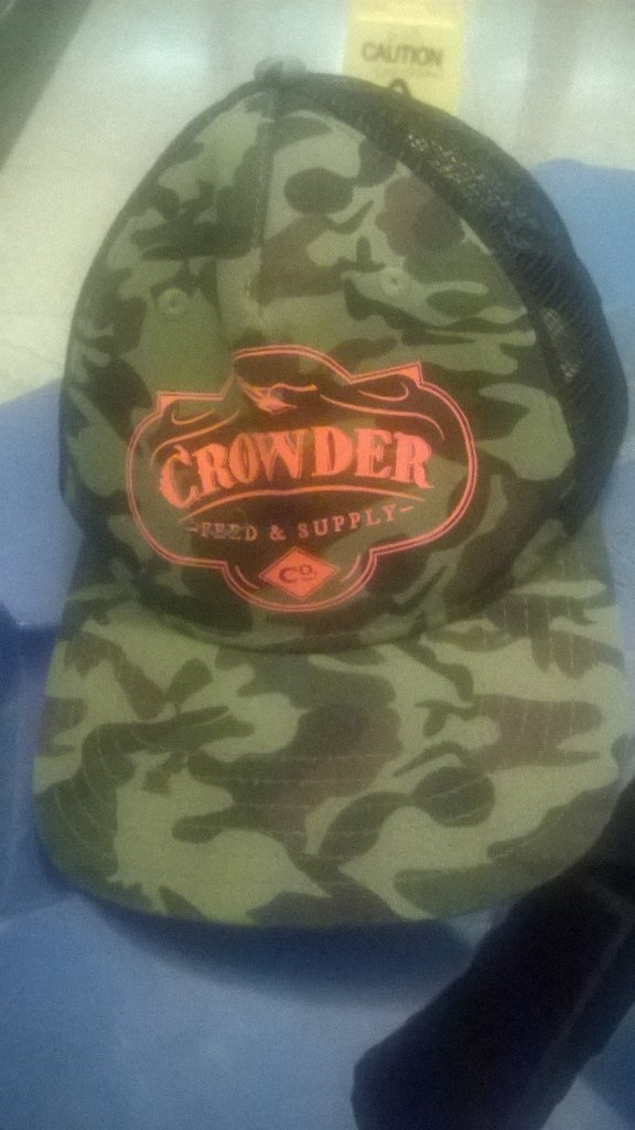I'm wearing my favorite hat I bought when I saw <a href="/crowdermusic/">David Crowder</a> perform live at the rock and worship concert