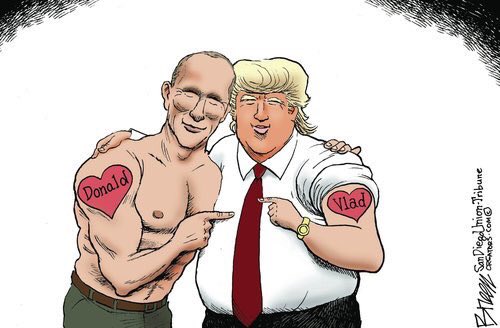 kharyp's tweet photo. Donald ❤️s Putin. 

#DebateNight https://t.co/7JkoC4RA8K