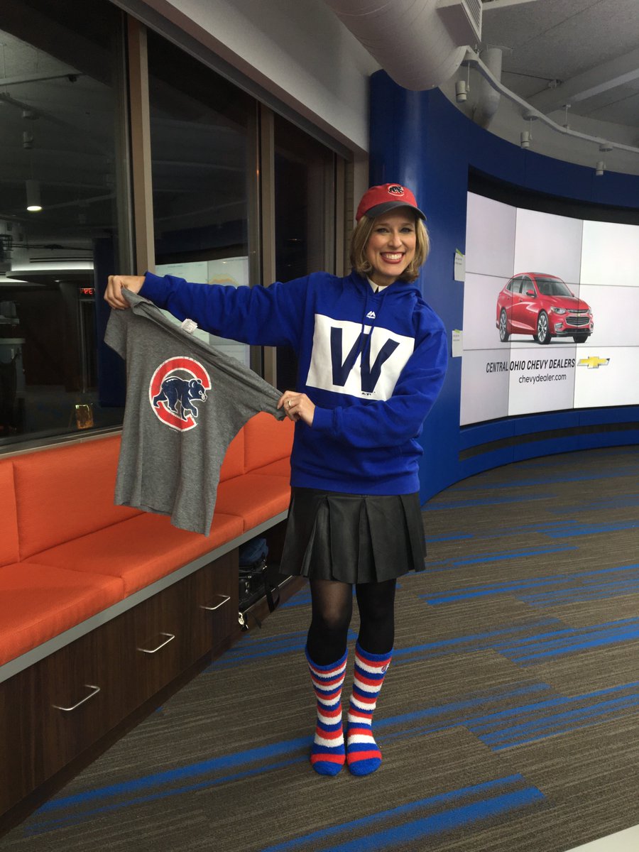 Tracking the Cubs (and the debate) from the new 10TV newsroom!  #FlyTheW