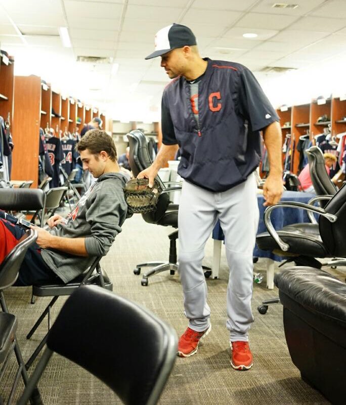 CleGuardians's tweet image. Shortly before the biggest start of his life, we caught this moment: 

Ryan very calmly playing his favorite video game. #RallyTogether
