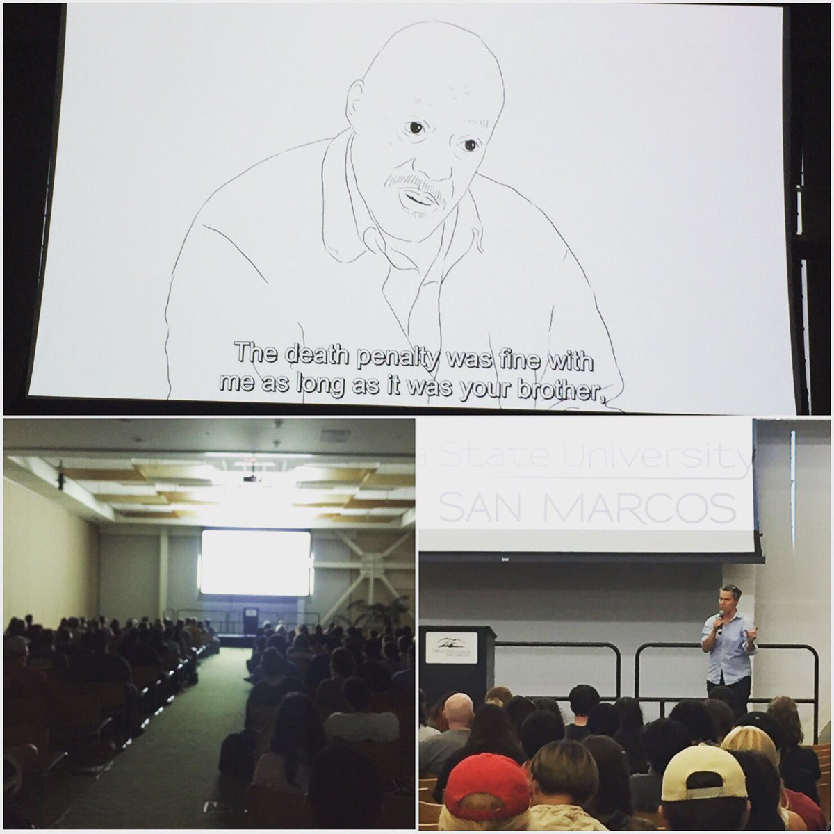 CSUSM_AandL's tweet photo. Thought-provoking q&a after viewing "The Last Day of Freedom" #csusmal #lastdayoffreedom https://t.co/katrB1TYAX