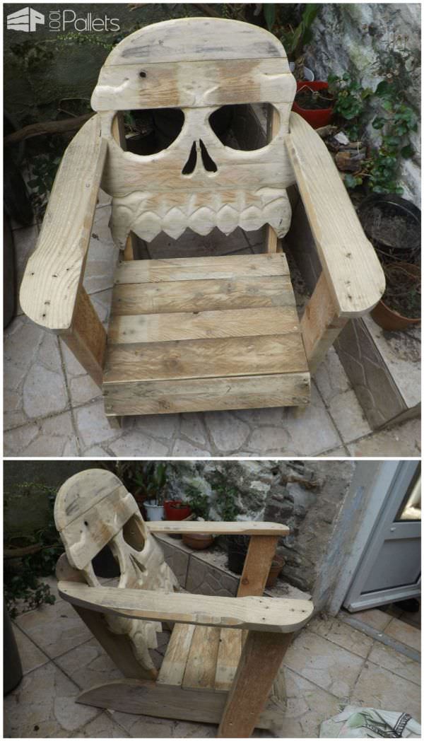 beckyblog1's tweet image. Fauteuil Tête De Mort / Pallet #Skull Chair : bit.ly/1xBPKNV - #PalletChair #RecyclingWoodPallets