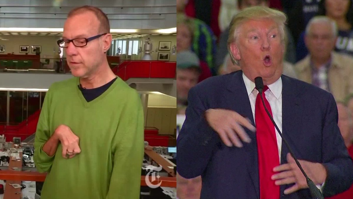 Hillary: Trump mocked a disabled reporter.
Trump: wrong.
#debate