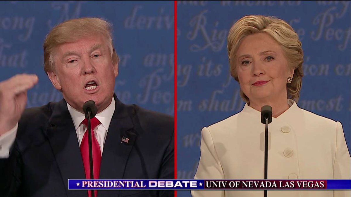 Trump: "These are people who kill women... &amp; yet you take their money... Why don't you give back the money?" #Debate