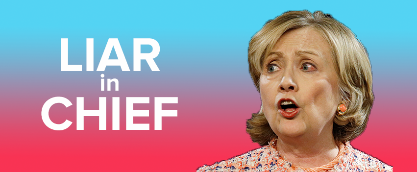 MNCRs's tweet photo. Hillary Clinton: liar in chief. #HauntedHillary https://t.co/h5uZPc1b0K