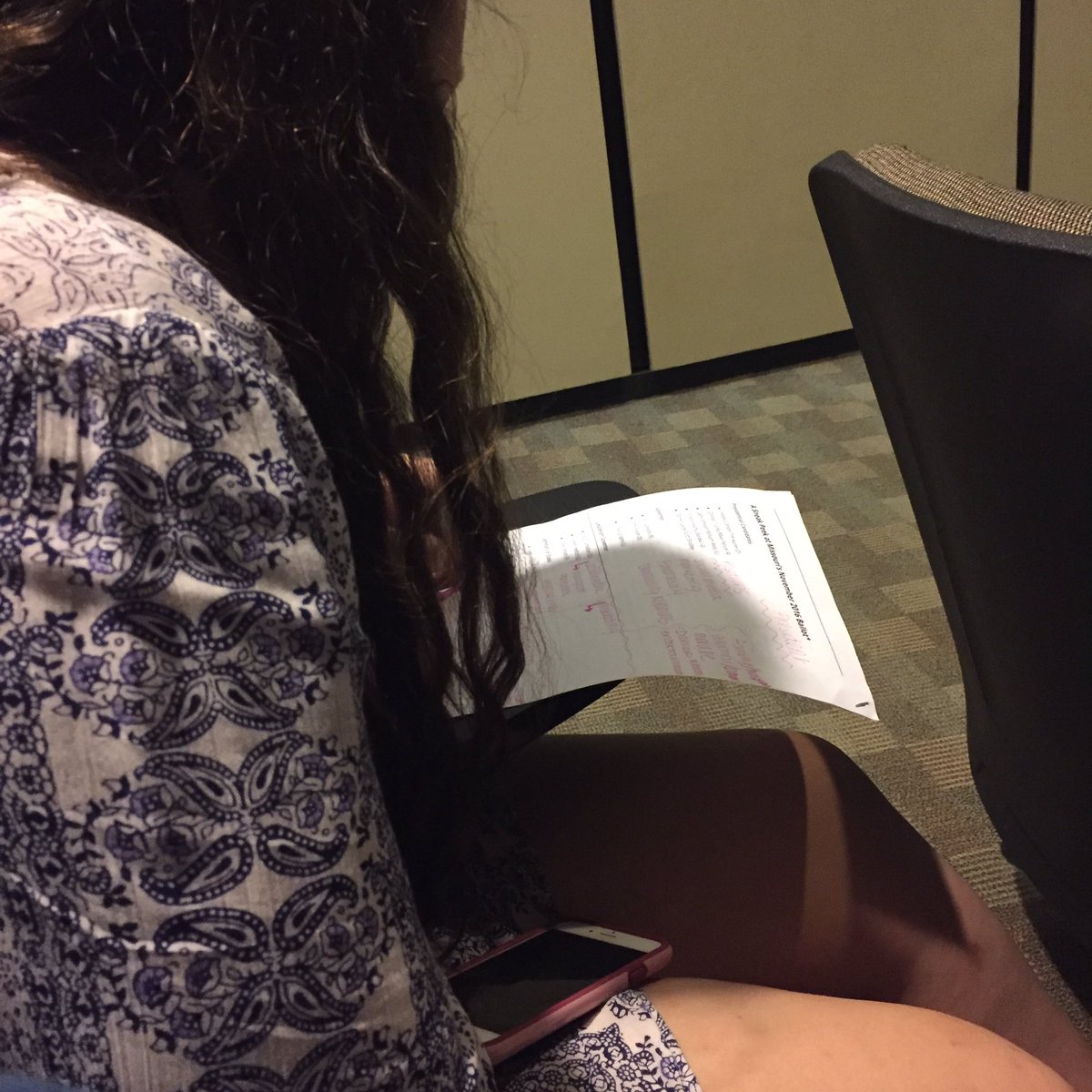 JoelDavid1987's tweet photo. When your #FBUDM President is more prepared to serve than those holding the debate she's "watching" right now... @mckinleyalexia8 https://t.co/DWpHlpjAu2